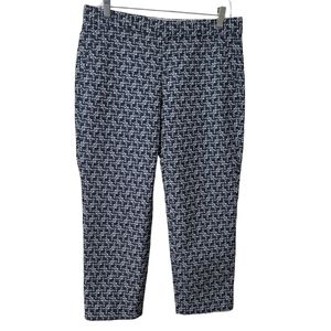 Banana Republic Avery Blue/White Capri Size 6P